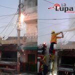 En la entrada al mercado público se registró falla eléctrica atendida por Bomberos de Ciénaga En la entrada al mercado público se registró falla eléctrica atendida por Bomberos de Ciénaga