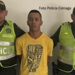 Capturado en Ciénaga por porte de arma de fuego, municiones y posesión de droga Capturado en Ciénaga por porte de arma de fuego, municiones y posesión de droga
