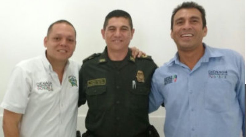 Alcalde de Ciénaga hace homenaje a Teniente Coronel Francisco Gélvez Alemán