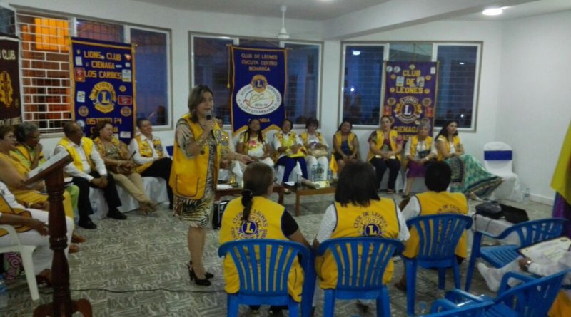 Leones Los Caribes y Fundadores Monarca en Ciénaga recibieron visita de Gobernadora del Distrito F4