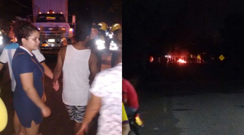 Comunidad en Ciénaga denuncia atropellos de la Policía en protesta contra los apagones de Electricaribe