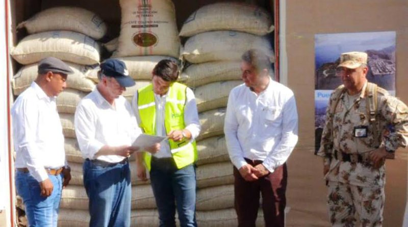 Santos despachó a Japón 26 toneladas de café orgánico de la vereda «La Secreta» en Ciénaga