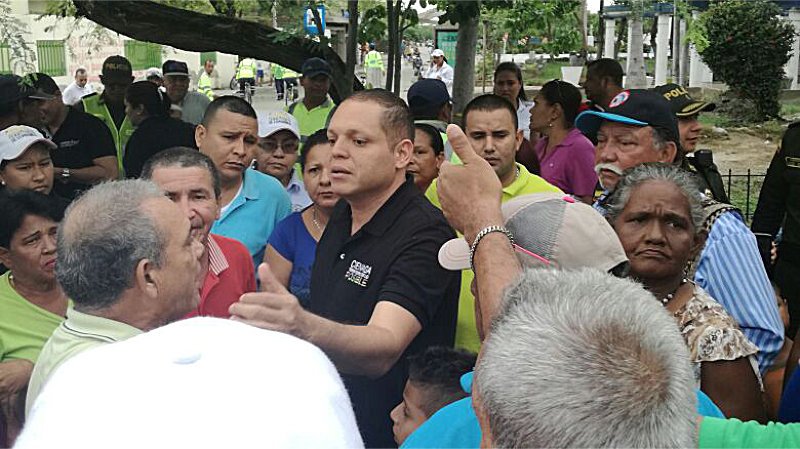 Cara a cara en el barrio Córdoba de Ciénaga, alcalde, comandante  y comunidad «discutieron» problemáticas del sector