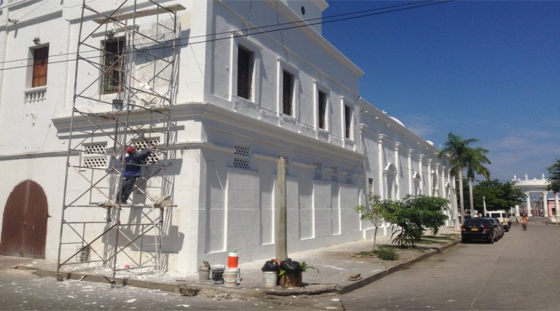 Iglesia San Juan Bautista de Ciénaga se viste de gala para fiestas del Santo Patrono