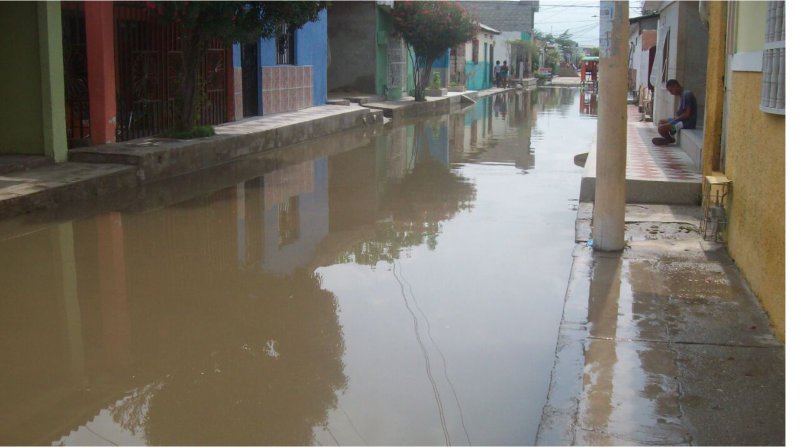 Encrucijada sanitaria viven moradores de la calle 11 entre carreras 4 y 5 de Ciénaga