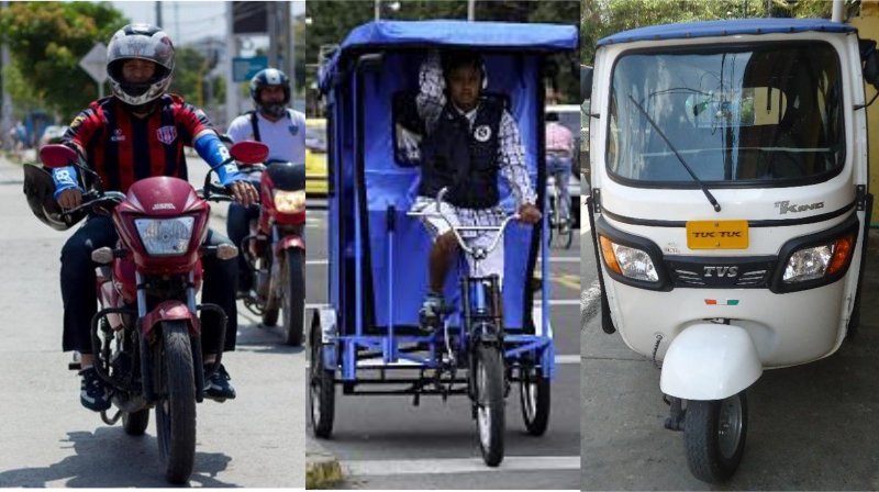 1.473 mototaxistas, 838 bicitaxistas y 169 motocarristas fueron censados por Intraciénaga