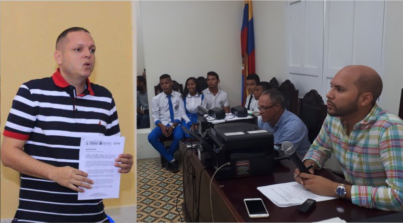 Alcalde Edgardo Pérez radica nueva información sobre proyectos de acuerdo que hacen trámite en el Concejo