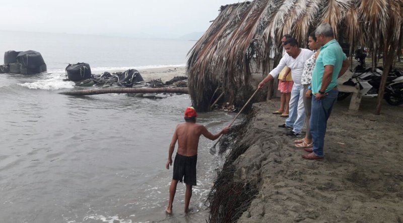 Erosión Costera arremete contra sector de Mar de Plata en Ciénaga