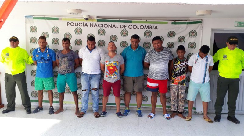8 capturas en Ciénaga, operación de la Policía desarticula banda “Los Chachos”