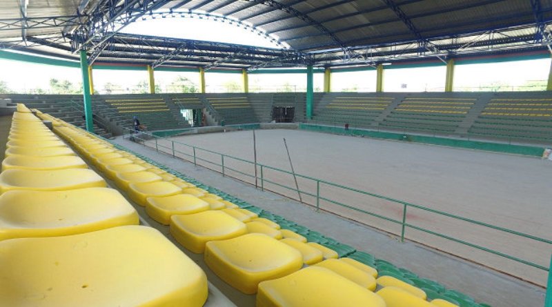 Obras de remodelación y adecuación del coliseo en Ciénaga avanzan en un 95 por ciento
