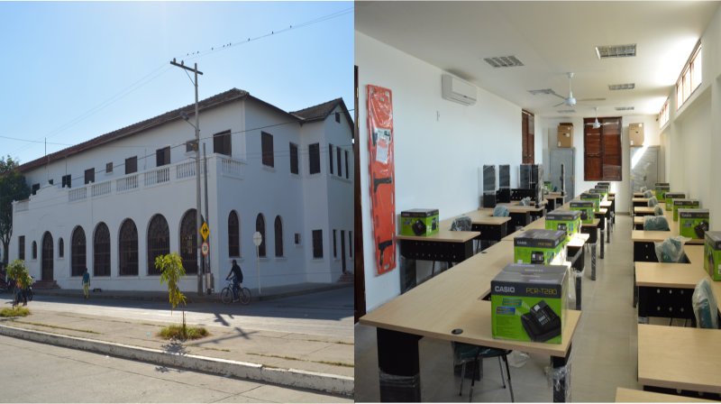 IES INFOTEP inaugura obras de adecuación de la sede académica y construcción de tres laboratorios