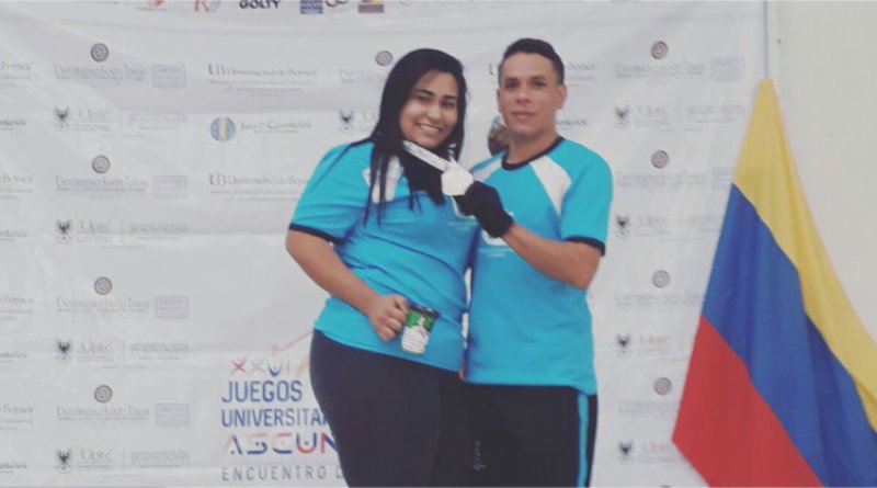 Taekwondista cienaguera, medalla de bronce en XXVI juegos universitarios nacionales ASCUN Boyacá 2017