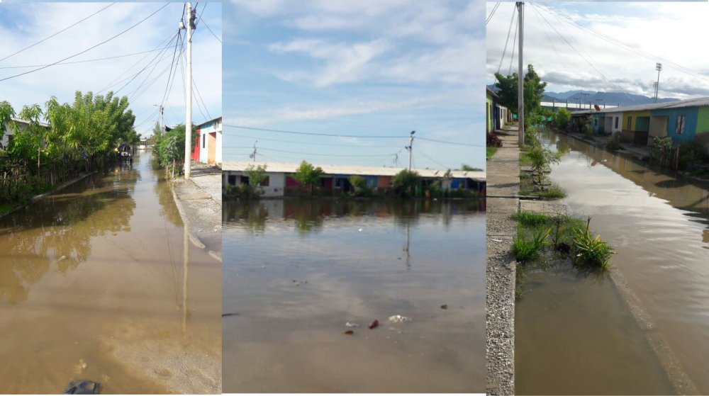 Urbanización Ciénaga Grande sucumbe ante la fuerza de la ola invernal en Ciénaga
