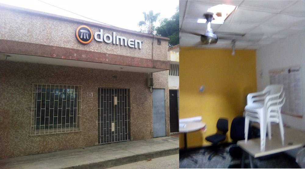 Amigos de lo ajeno ingresan por el techo y roban en oficinas de Dolmen