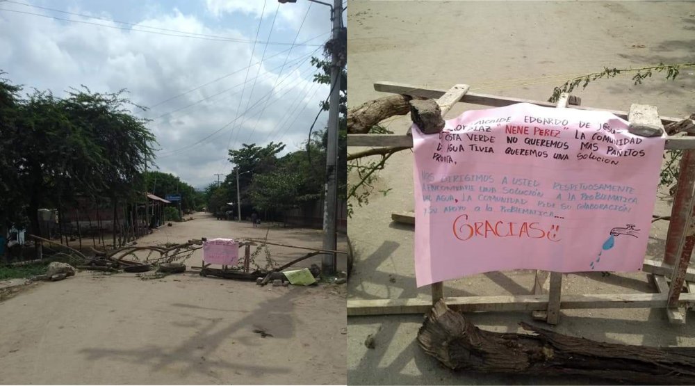 Habitantes de Costa Verde bloquearon la vía por falta de agua potable