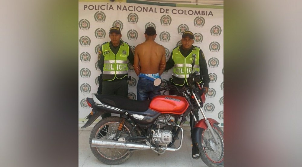 Capturado en Ciénaga por hurto a motocicleta
