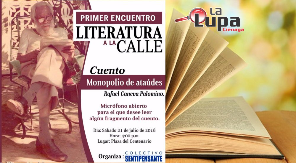 Colectivo Sentipensante de Ciénaga realiza este sábado “Literatura a la Calle”