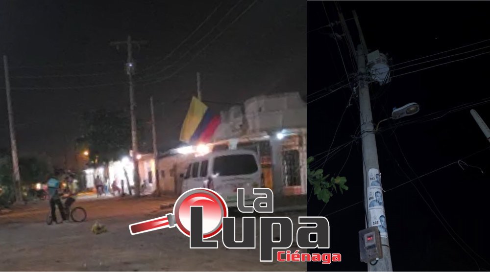 Nuevamente está que colapsa transformador de la calle 7 con carrera 1 de Ciénaga