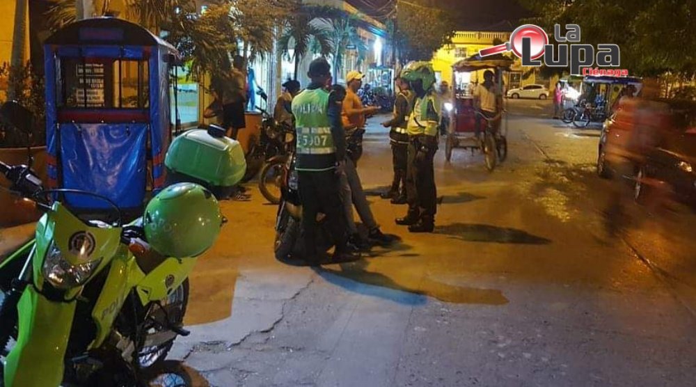 En Ciénaga, 13 multas por alcoholemia y 56 motos inmovilizadas durante la Navidad