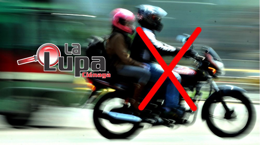 Restricción de motos 24 y 31 inicia a las 10 de la noche y culmina a las 7 p.m. del 25 y 1 de enero