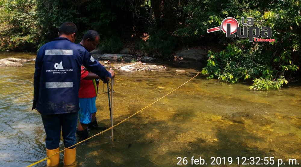 Operadores de la Sierra explica reducción del suministro de agua potable en Ciénaga