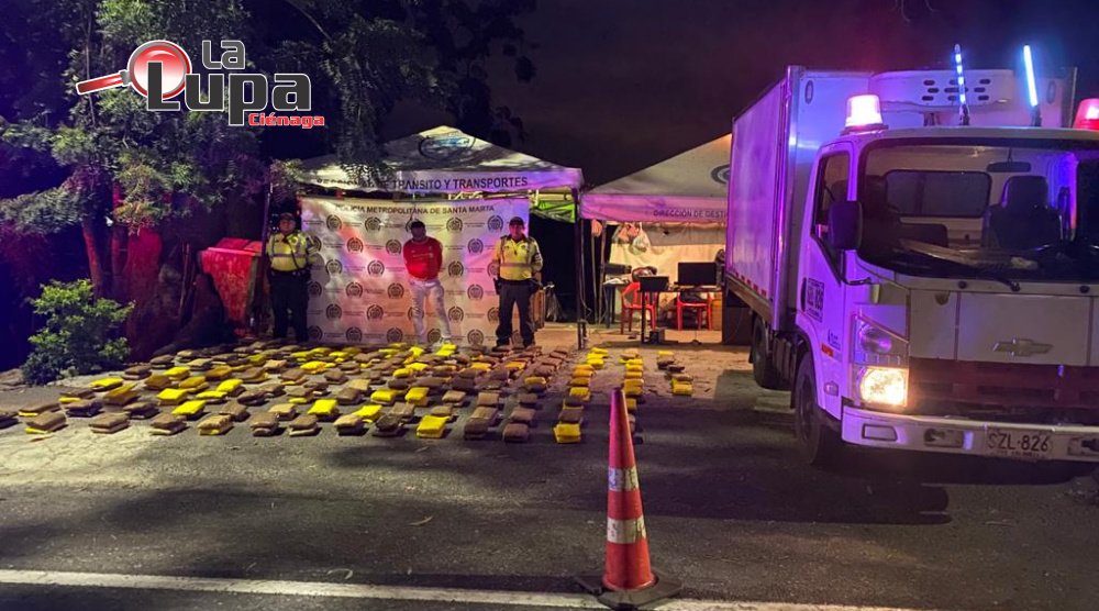 Policía incauta 200 kilos de marihuana en la “Y” de Ciénaga