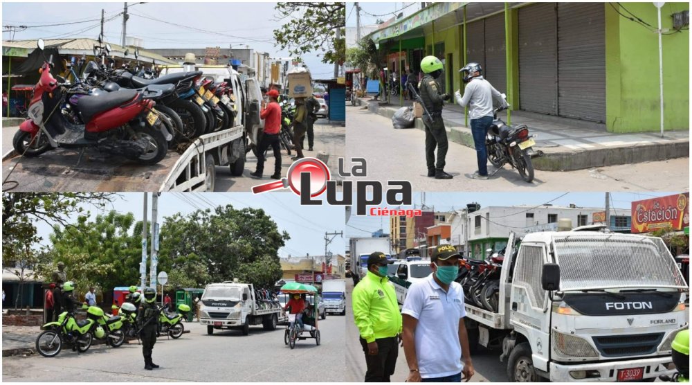 Iniciaron operativos de tránsito por circulación no autorizada de vehículos en Ciénaga