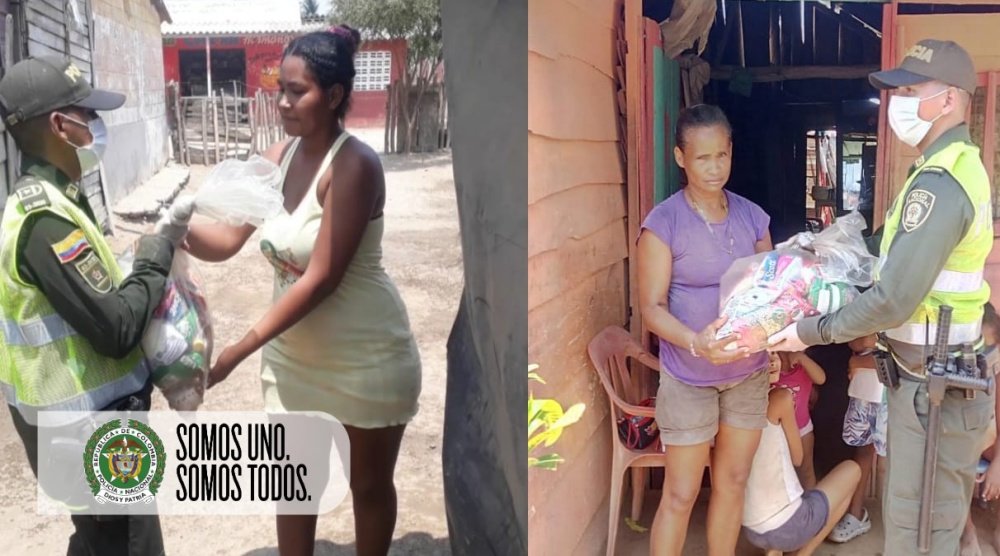 Policía entregó 800 mercados a la comunidad: a familias con más necesidades