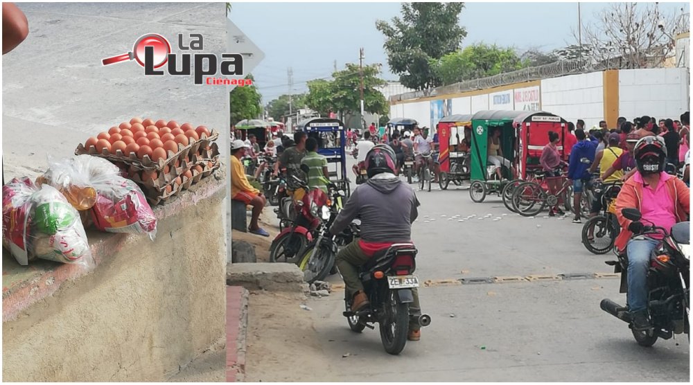 Entrega de alimentos del PAE se convierte en motivo de aglomeración en colegios de Ciénaga
