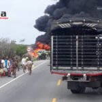 7 muertos y más de 40 heridos en explosión de camión cisterna cerca al peaje de Tasajera 7 muertos y más de 40 heridos en explosión de camión cisterna cerca al peaje de Tasajera