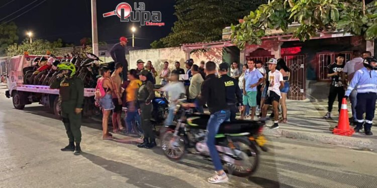 Tres motocicletas recuperadas y una captura reporta balance de autoridades en Ciénaga