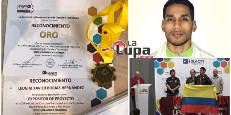 Estudiante cienaguero, oro y platino en Infomatrix World Finals México