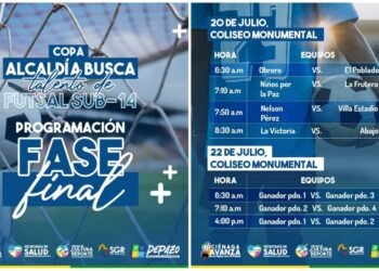 EN MESA TÉCNICA SE ELABORÓ LA PROGRAMACIÓN DE LA FASE FINAL COPA ALCALDÍA 2023