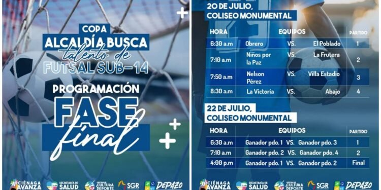 EN MESA TÉCNICA SE ELABORÓ LA PROGRAMACIÓN DE LA FASE FINAL COPA ALCALDÍA 2023