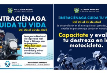 Durante esta semana la @ansvcolombia está en Ciénaga con el programa #Motodestreza ven y aprovecha este espacio de educación en seguridad vial totalmente gratis.