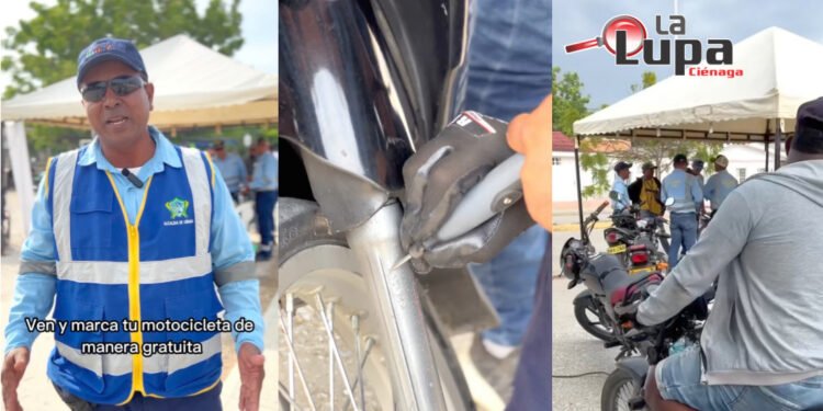 Culminó con éxito la campaña de remarcación de motocicletas, liderada por el Instituto de Tránsito y Transporte INTRACIÉNAGA