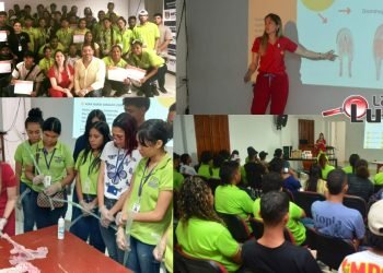 Estudiantes de Producción Agropecuaria Sostenible y Administración de Agronegocios desarrollan habilidades de inseminación artificial en porcinos
