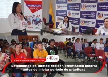 Estudiantes de Infotep reciben orientación laboral antes de iniciar periodo de prácticas
