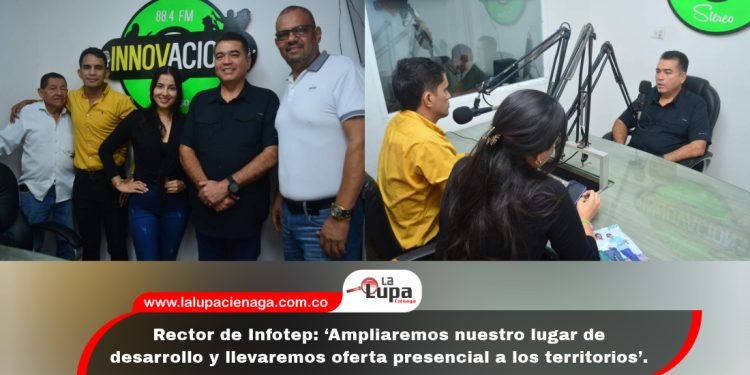 Rector de Infotep: ‘Ampliaremos nuestro lugar de desarrollo y llevaremos oferta presencial a los territorios’.