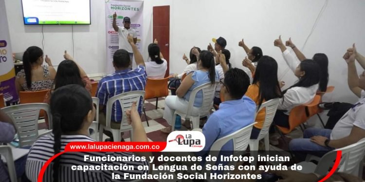 Funcionarios y docentes de Infotep inician capacitación en Lengua de Señas con ayuda de la Fundación Social Horizontes