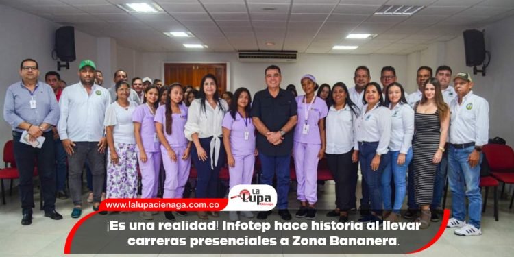 ¡Es una realidad! Infotep hace historia al llevar carreras presenciales a Zona Bananera.