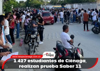 1.427 estudiantes de Ciénaga, realizan prueba Saber 11
