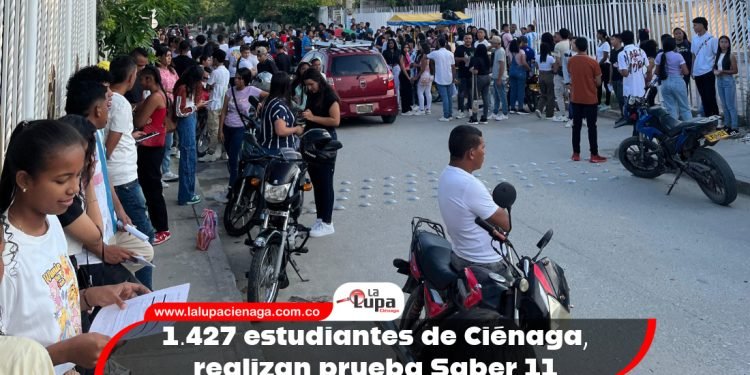 1.427 estudiantes de Ciénaga, realizan prueba Saber 11