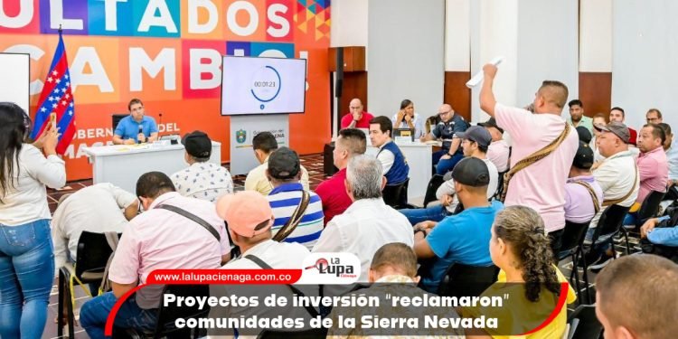 Proyectos de inversión “reclamaron” comunidades de la Sierra Nevada