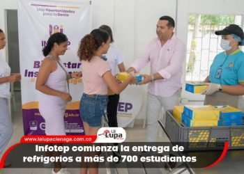 Infotep comienza la entrega de refrigerios a más de 700 estudiantes
