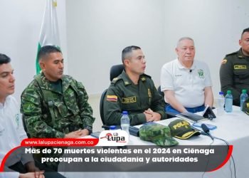 Más de 70 muertes violentas en el 2024 en Ciénaga preocupan a la ciudadanía y autoridades