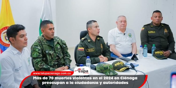 Más de 70 muertes violentas en el 2024 en Ciénaga preocupan a la ciudadanía y autoridades