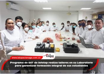 Programa de SST de Infotep realiza talleres en su Laboratorio para garantizar formación integral de sus estudiantes