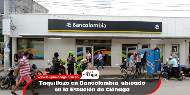 Taquillazo en Bancolombia, ubicado en la Estación de Ciénaga