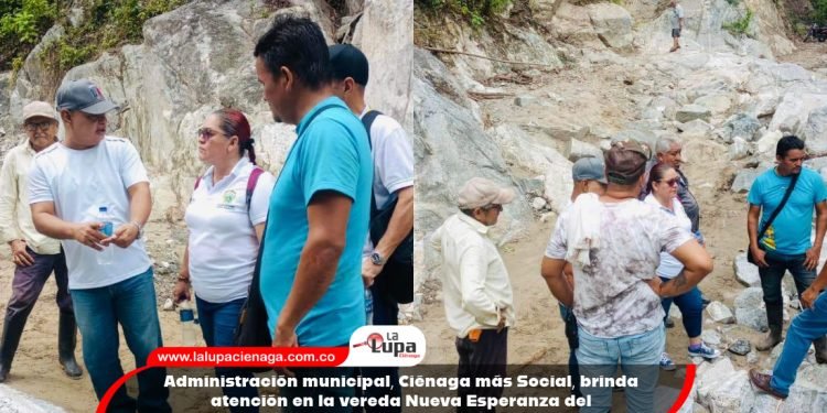 Administración municipal, Ciénaga más Social, brinda atención en la vereda Nueva Esperanza del corregimiento de Cordobita.